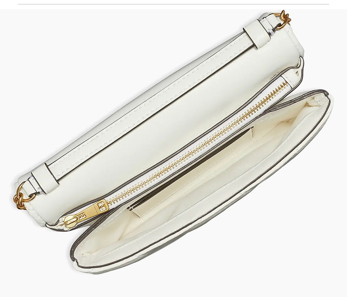 Kira Diamond Leather Chain Wallet