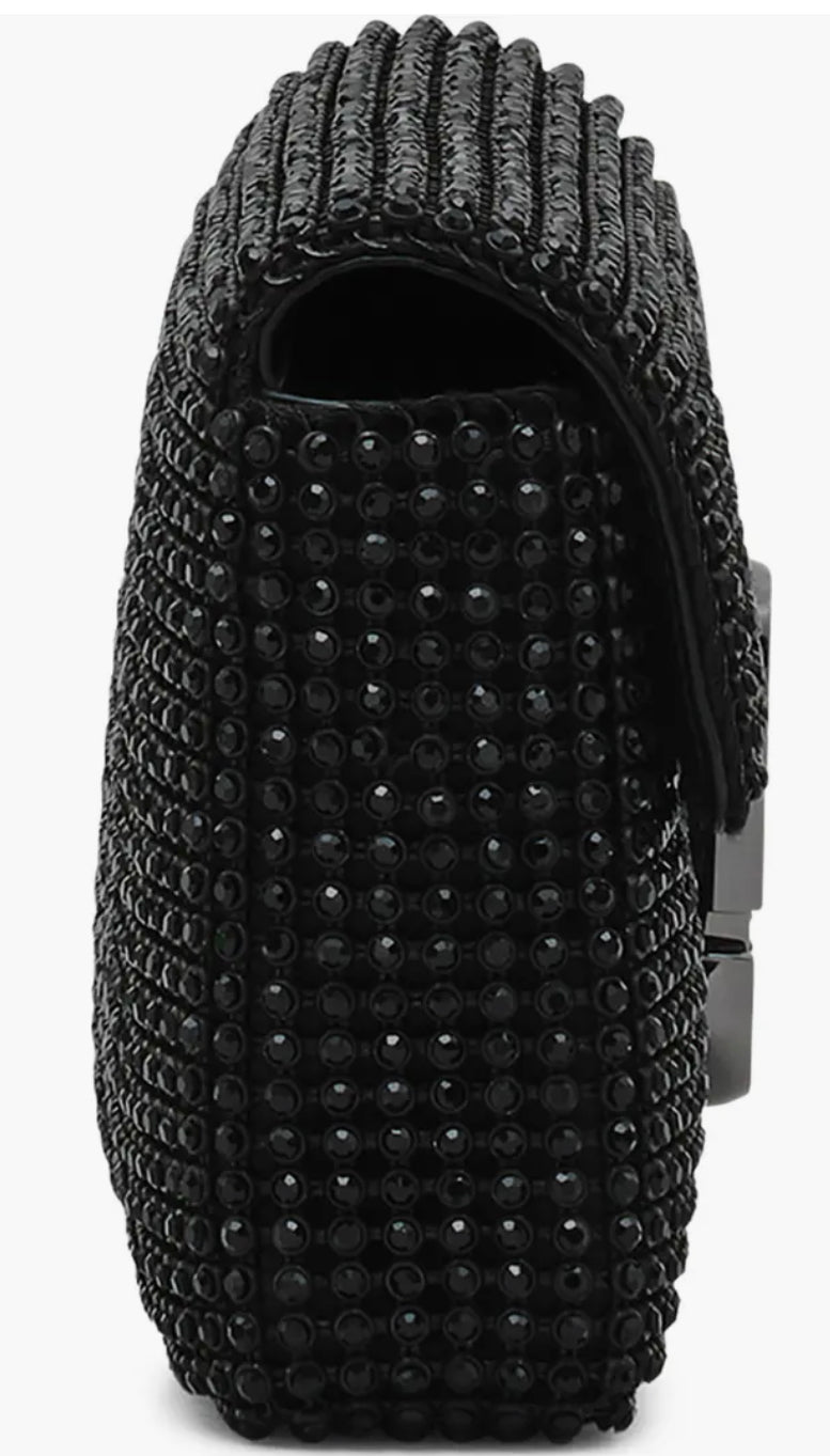 The Rhinestone J Marc Mini
Shoulder Bag