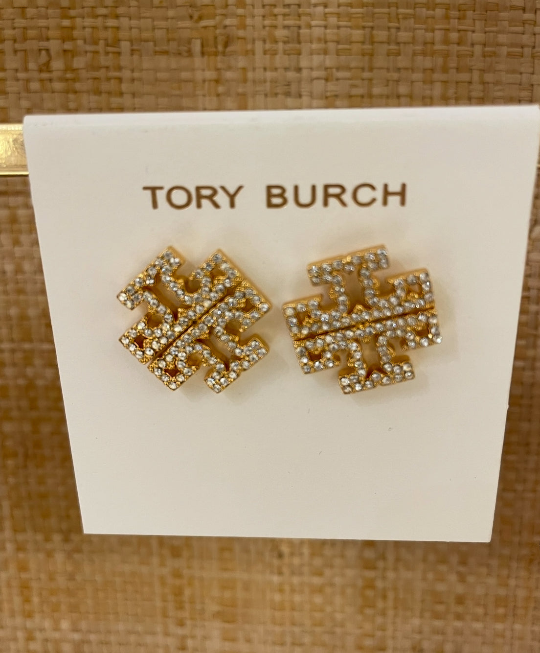 Tory Burch Britten Pave earrings