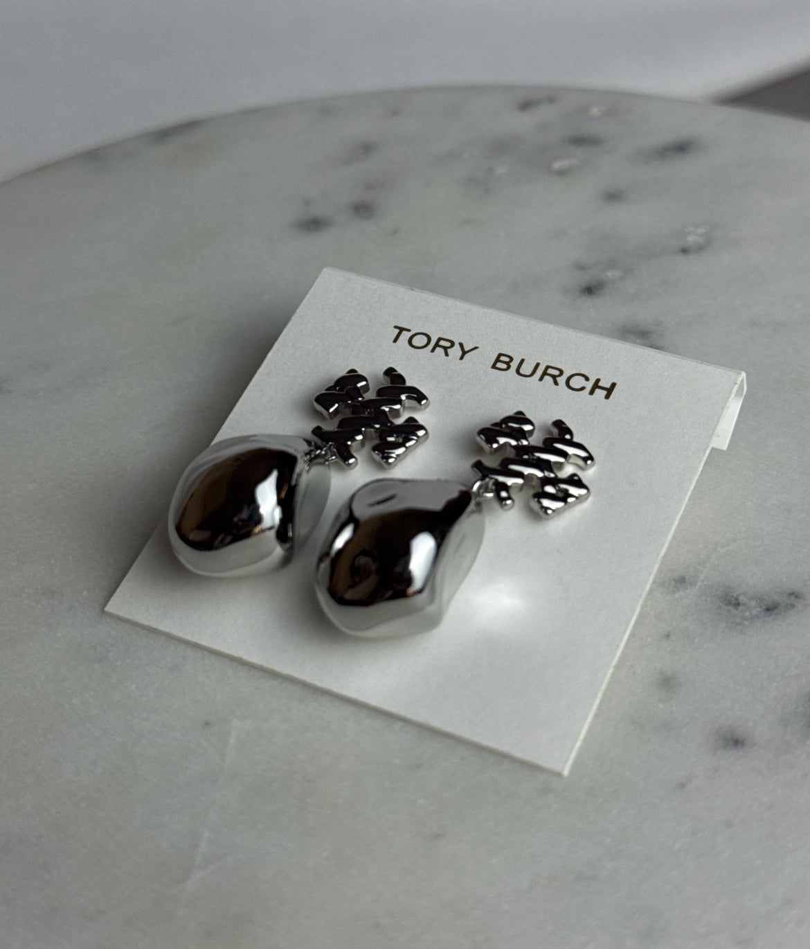 Tory Burch Textured Beads Drop Earrings