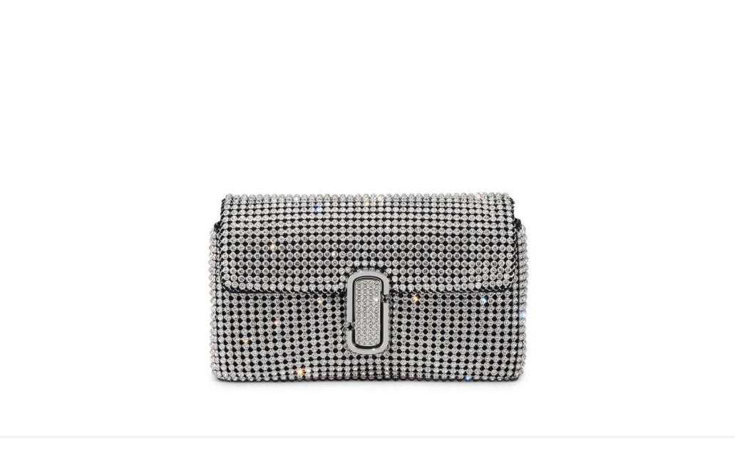 The Rhinestone J Marc Mini
Shoulder Bag