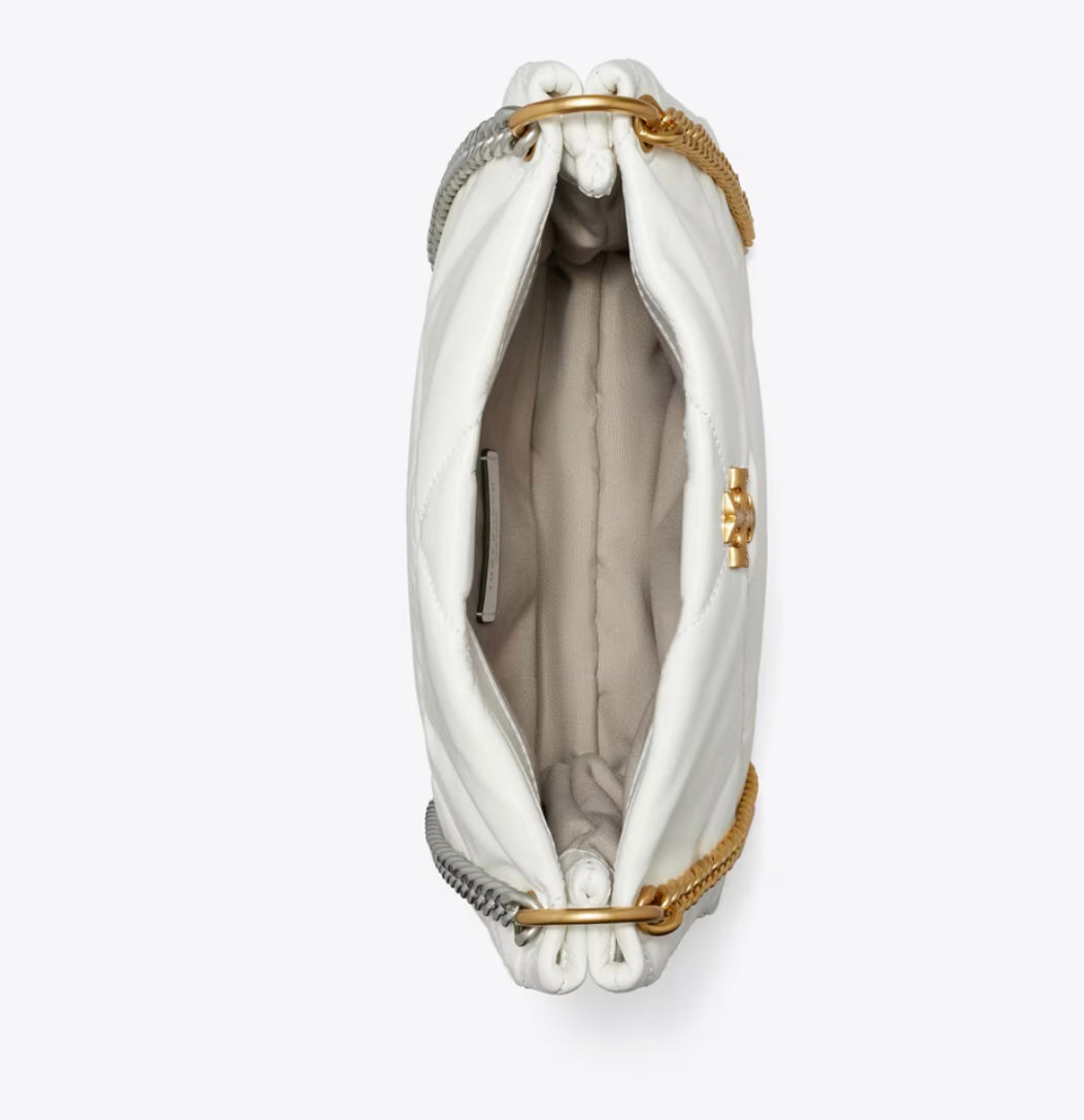 SMALL KIRA DIAMOND QUILT SHOULDER BAG