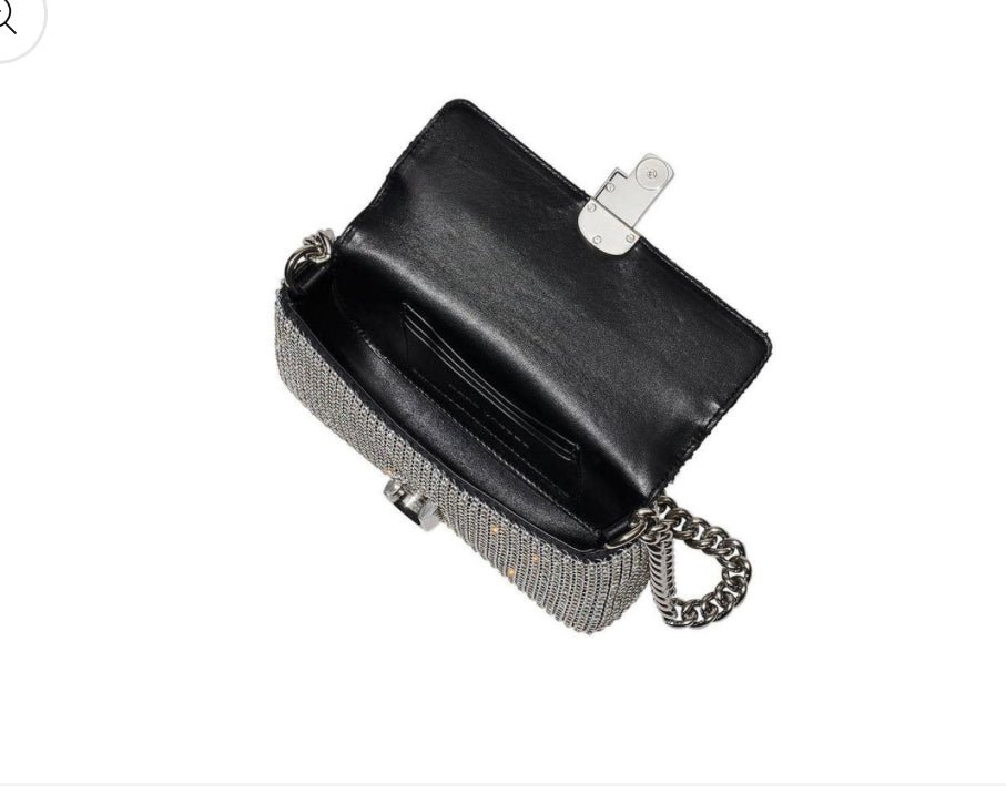 The Rhinestone J Marc Mini
Shoulder Bag