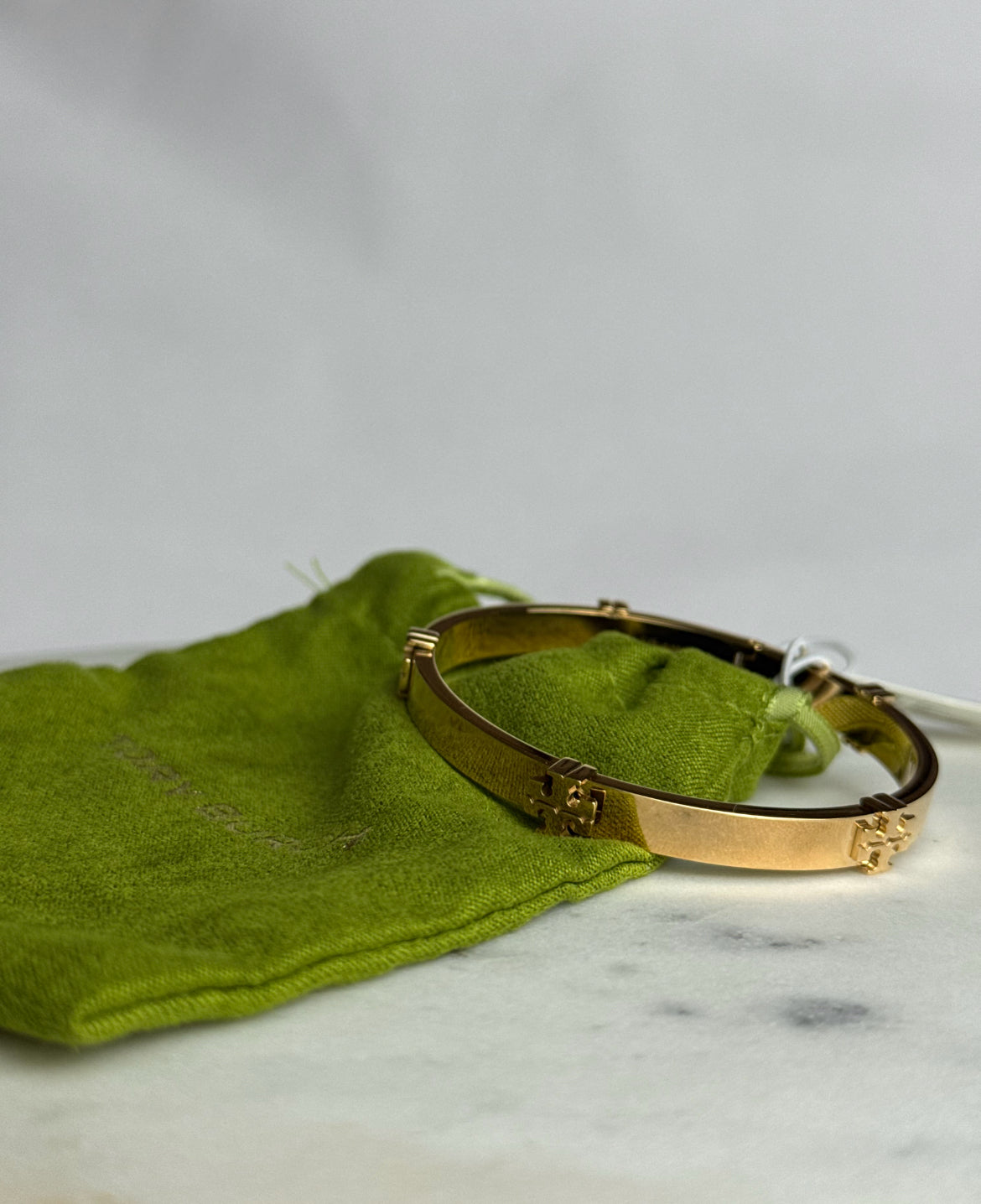 Tory Burch Logo Hinge Bangle