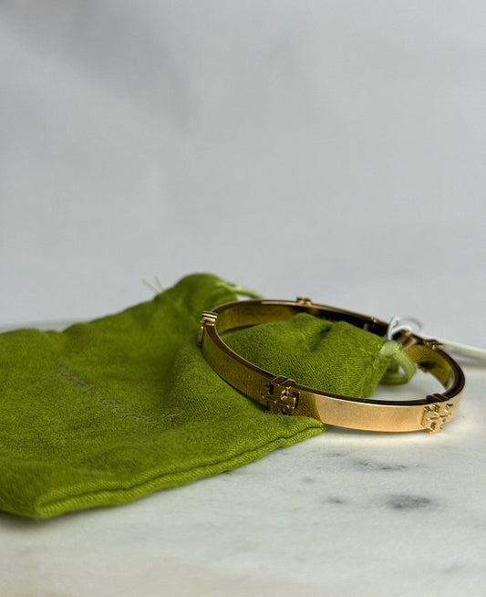 Tory Burch Logo Hinge Bangle