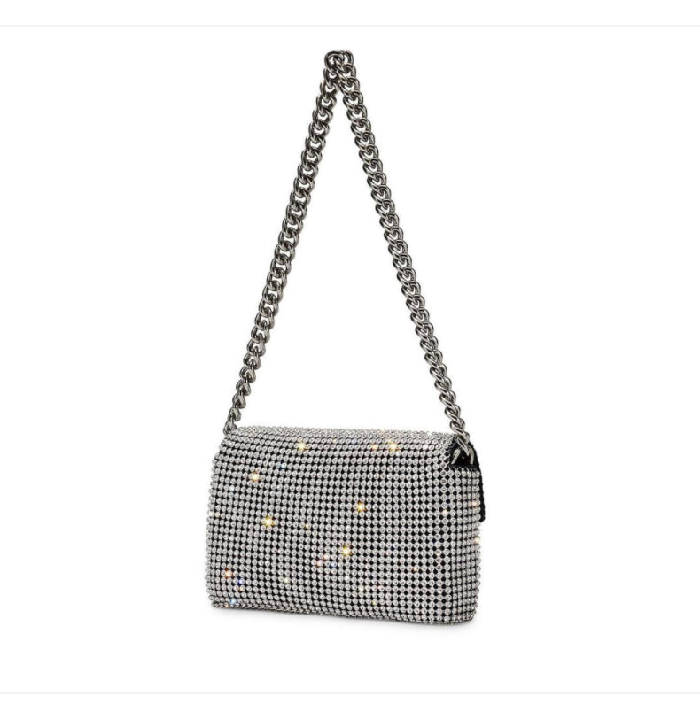 The Rhinestone J Marc Mini
Shoulder Bag