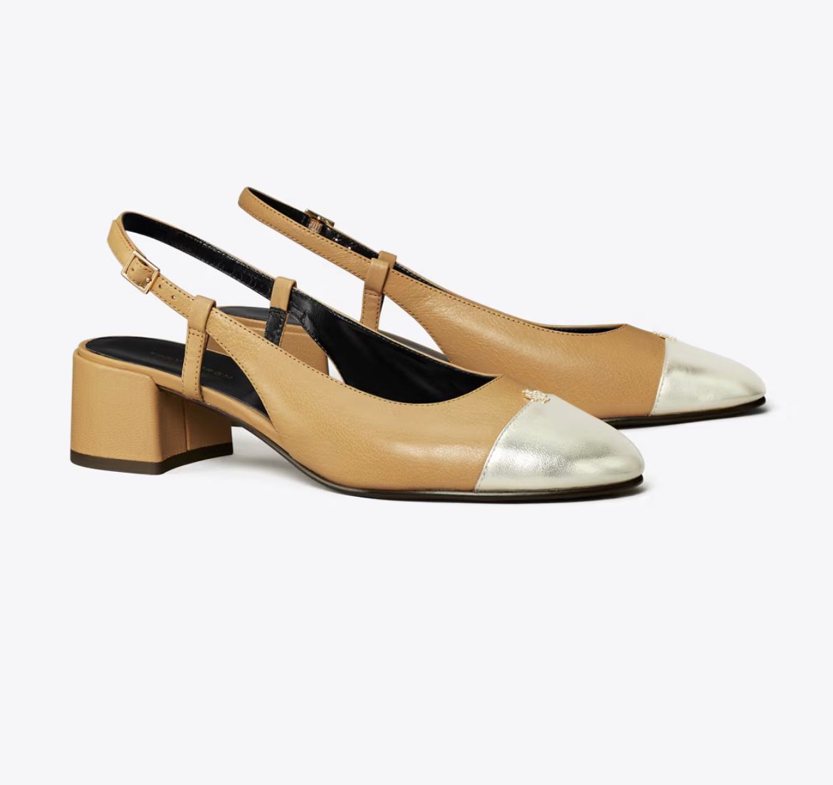 CAP-TOE SLINGBACK
