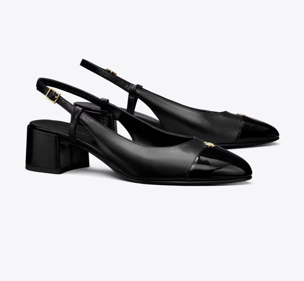 CAP-TOE SLINGBACK