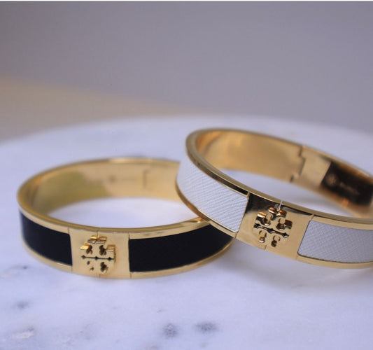 Tory Burch - Leather Inlay Cuff